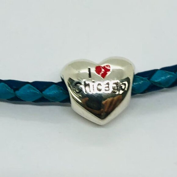 Pandora Jewelry - ✨✨Pandora I Love Chicago Exclusive Smooth Puffy Heart Bead Charm